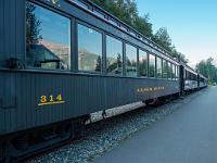 0004 The White Pass Railway. Each car is named after a local geographic feature.